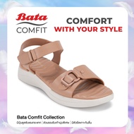 Bata บาจา Comfit รองเท้าเพื่อสุขภาพรัดส้น พร้อมเทคโนโลยี Wellness สำหรับผู้หญิง สีชมพู 6015150