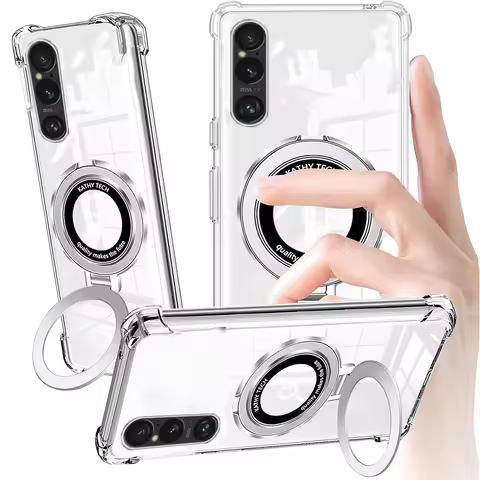 Reinforced Corners Magsafe Magnetic Wireless Charge Soft Cover For Sony Xperia 1 5 10 V IV III II VI