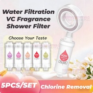 H201 Vitamin Fragrance Shower Filter Aroma Chlorine Remover Shower Head Filter Scented Bathing Showe