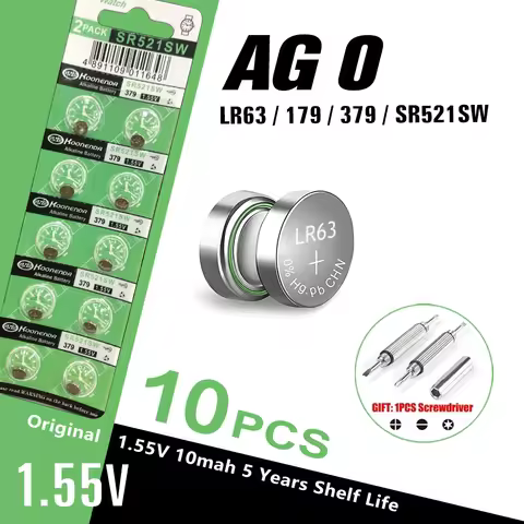 10PCS 1.55V AG0/ AG1/AG2/AG3/AG4/AG5/AG6 Alkaline Button Battery Button Battery For Watch Toys Remot