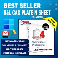 R&L CAD Services Plate, Men's Street v4.20 Full Software R&L CAD Plate n Sheet