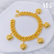 Merlin Goldsmith 22K 916 Gold 10mm Coco Candy Bracelet
