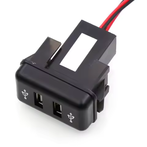 Classic-Car Dual USB Car Power Socket With LED Light For VOLVO FH FH12