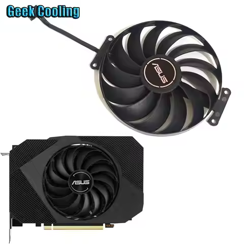 NEW 95MM 6PIN CF1010U12D T129215BU FDC10U12D9-C Video card cooling fan，For ASUS RTX 3060 PHOENIX、ASU
