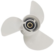 13 1/2x15-K Boat Motor Aluminum Propeller 6E5-45947-00-EL - Compatible with Yamaha Outboard Engines 