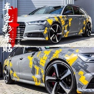 Car sticker FOR RS3 RS4 RS5 RS6 A4 A6 modified garland car body exterior decoration racing Decal spo