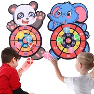 Montessori Sticky Balls Throw Dart Board / Kids Indoor Cartoon Animal Throw Ball Game / Children 3/6