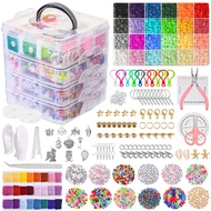 Creative Jewelry and Bracelet Making Complete Stringing Tool Set - with 4655 pieces and 12,000 piece