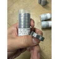 Ceramic bicycle bearing for hub 17287-2RS