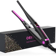 Small Flat Irons for Short Hair, 5s Ultra Fast Heat Up Pencil Flat Iron, Negative Ions Mini Flat Iro
