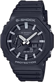 GA-2100-1AER G-Shock Carbon Core Octagon Series Watch -Black, Black, Strap., Black, one size fits all, Strap.