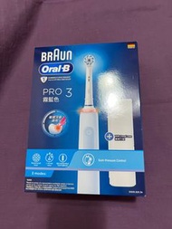 Oral B Pro3 電動牙刷 Toothbrush Braun