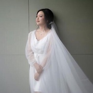[MOANA] BRIDE VEIL POLOS, BRIDE'S HOOD, WEDDING VEIL, BRIDE'S VEIL, SIRKAM VEIL