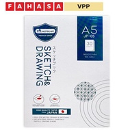 Smooth A5 Drawing Book - 60 Pages 100gsm - Masterart JP-05