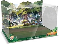 cooldac Acrylic Display Case Compatible with Lego Disney 43242 The Hut of Snow White and the Seven D