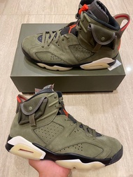 Nike Jordan6 x Travis scott 軍綠 Us10.5/全新