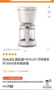 全新飛利浦咖啡機