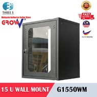 GrowV 15U Heavy Duty Equipment &amp; Server Wall Mount Rack 740 X 610 X 510 mm (P/G1550WM)