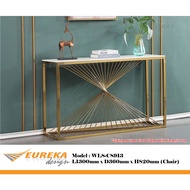 EUREKA 4.5ft Modern Stainless Steel Console Table w/ Ceramic Top (Delivery & Installation Within Kla