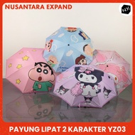 Children's Character Pattern 2-Fold Umbrella 8-Fingered Character Children's Umbrella/