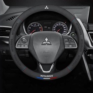 Car Suede Steering Wheel Cover Suitable For Mitsubishi Pajero Triton Xpander Lancer ASX Mirage L200 