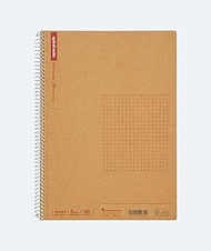 Maruman SPIRAL NOTE BASIC 7.44 x 9.92 inches (B5), 5mm-squared, 80 Sheets (N246ES)