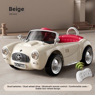 BASEBO | Children Electric Car 4 Wheeler Kid Rideable Toy Car RC Classic Car Style