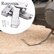 Ronyme Universal Motorcycle Footrest Folding Pegs Aluminum Alloy Pedal Replacement Parts for Repair 
