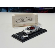 KOENIGSEGG CC850 SILVER MODEL CAR, 1/64 RIHNO SCALE