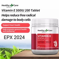 Vitamin E 500IU -200 kapsulvitamin E 500 iu Healthy Care -200 capsul
