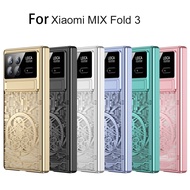 New Plating Phone Case Shell for Xiaomi MIX Fold3 Mechanical legend Electroplating Full Protective Covers