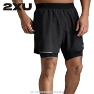 2XU Men Aero Mesh 2-in-1 5 Inch Shorts / Men's Running Shorts