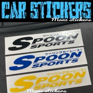 SPOON SPORTS D3 / CAR STICKER SPOON SPORTS