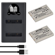 2Pcs EN-EL5 Battery + Quick LED Charger for Nikon Coolpix P5000, P5100, P6000, S10 CoolPix 3700, 420