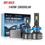 M9 MAX 9012 H11 H7 H4 H1 H3 9005 Car LED Headlight N74 T75 Car Light Bulb 140W 28000LM 6500K Updated