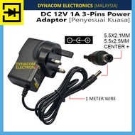 DC 12V 1A Power Adapter  DC12V 1A Adapter 12V Power Adapter [ DC 12V Adapter Penyesuai Kuasa]