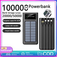 Solar Powerbank 100000mAh PD22.5w Outdoor Solar Energy External Battery Fast Charging 100% Original 