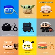 【Stock Ready】Cute Dog Earphone Cover Compatible For Baseus Encok WM01 WM02 Silicone Soft Earbuds Cov