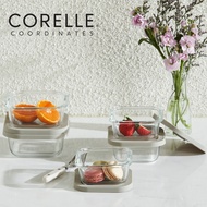 Corelle Square Glass Food Storage Container 5p BPA Free
