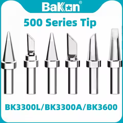 Bakon 500M Soldering Tip for BK3300L/BK3300A/BK3600 Welder Station Iron, BK500M-k/SK/B/2.4d/5d/3c/5c
