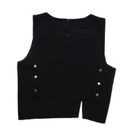 3Hearts Rompi Korean Style Vest Cargo Semi Jeans Wanita