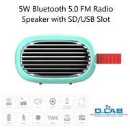 5W Bluetooth 5.0 FM Speaker With SD/USB Slot