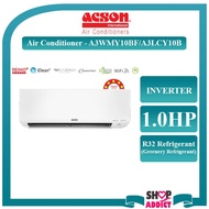 ACSON REINO+ SERIES INVERTER R32 AirCond A3WMY10BF 1.0HP I A3WMY15BF 1.5HP I A3WMY20BF 2.0HP I A3WMY