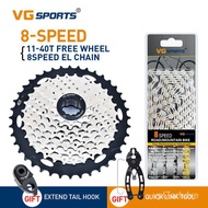 VG SPORTS 8 9 10 11 Speed Mountain Bike Cassette Freewheel MTB Bike Cassette Sprocket 36T/40T/42T/46