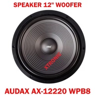 Terbaru Speaker Audax Ax 12220 Wpb8 Speaker Woofer 12 Inch Audax
