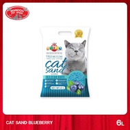 [MANOON] OKIKO Premium Tofu Cat Litter Cat Sand Blueberry Scented 6L ทรายแมวเต้าหู้ กลิ่นบลูเบอรี่