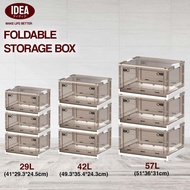 IDEA Foldable Storage Box With Wheels 42L