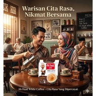 Ah Huat White Coffee Extra Rich (Lebih Kaw) - Kopi Putih Pracampur 36g x 15 Paket