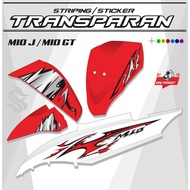MIO J STICKER MIO GT STICKER STRIPING TRANSPARENT MIO GT STRIPING STICKER
