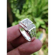 [TERBARUU CINCIN BERLIAN PRIA CINCIN COWOK FULL BERLIAN BANJAR CINCIN